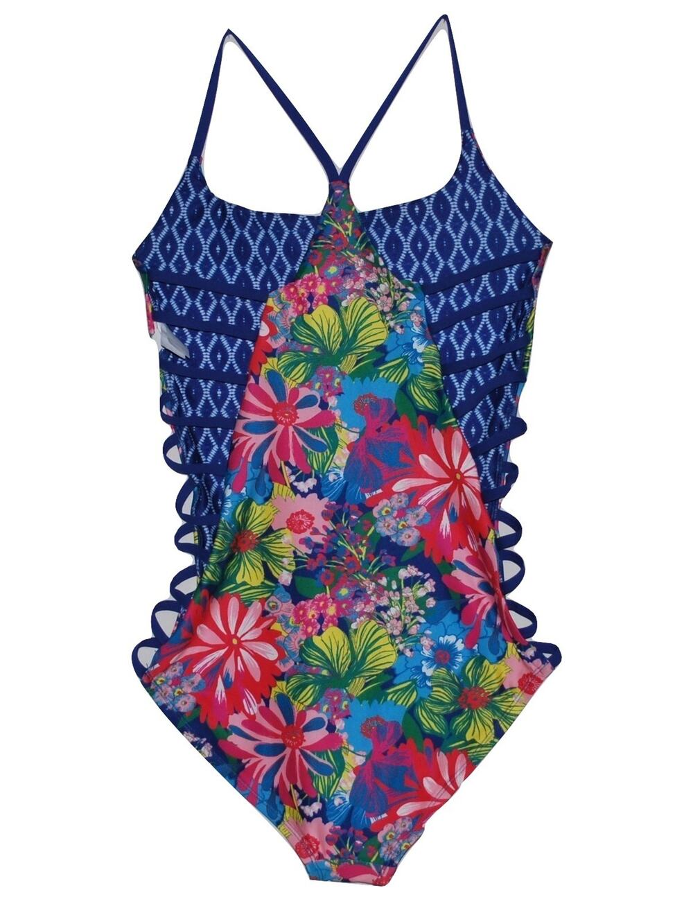 NWT LG Girls 1 PC Bathing Suit - Social Angel